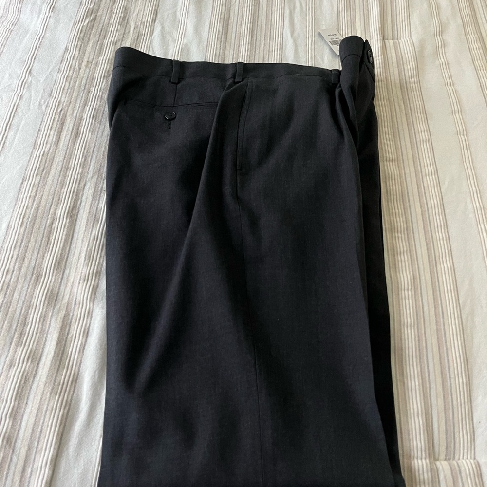 L.L. Bean Classic Fit Black Wool Pants